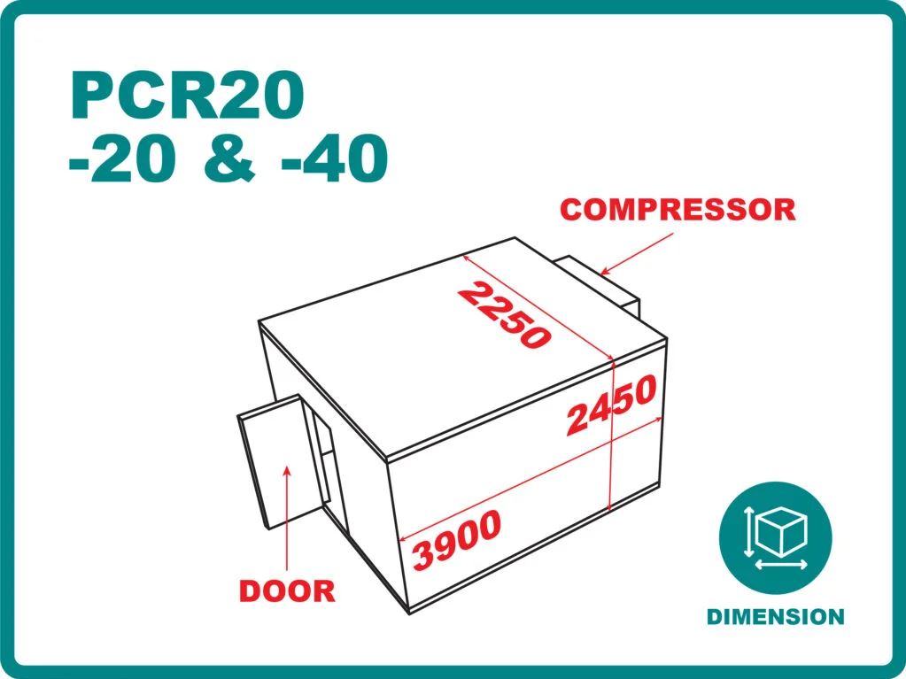 PCR20 dimension diagram